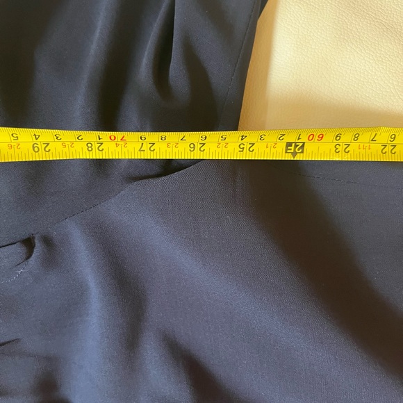 Jasper Conran for Henri Bendel Navy two piece women’s long coat and pants vtg - Picture 6 of 11